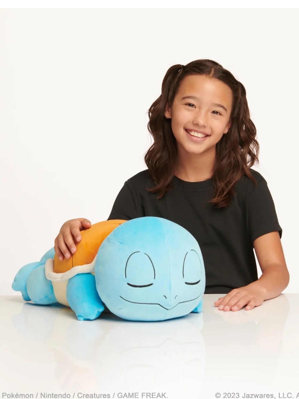 Pokemon Squirtle Plush - Blue & Orange Cuddly Turtle